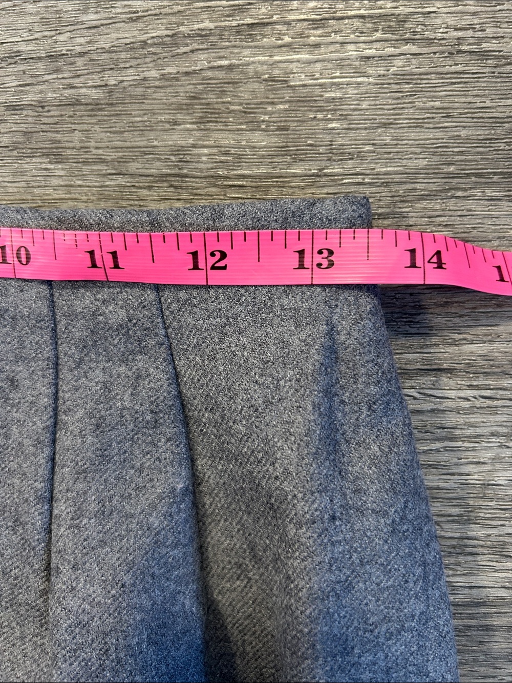 Jennifer Moore Vintage 100% Wool Gray Pencil Skirt Fits XS/S Petite - Picture 5 of 6